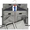 imageConvertible Garment Bag with Shoulder Strap Modoker Carry on Garment Duffel Bag for Men Women  2 in 1 Hanging Suitcase Suit Travel Bags BlackAsh Grey