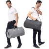 imageConvertible Garment Bag with Shoulder Strap Modoker Carry on Garment Duffel Bag for Men Women  2 in 1 Hanging Suitcase Suit Travel Bags BlackBlack