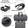 imageConvertible Garment Bag with Shoulder Strap Modoker Carry on Garment Duffel Bag for Men Women  2 in 1 Hanging Suitcase Suit Travel Bags BlackBlack