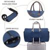 imageConvertible Garment Bag with Shoulder Strap Modoker Carry on Garment Duffel Bag for Men Women  2 in 1 Hanging Suitcase Suit Travel Bags BlackBlue