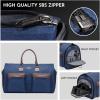 imageConvertible Garment Bag with Shoulder Strap Modoker Carry on Garment Duffel Bag for Men Women  2 in 1 Hanging Suitcase Suit Travel Bags BlackBlue