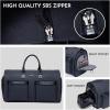 imageConvertible Garment Bag with Shoulder Strap Modoker Carry on Garment Duffel Bag for Men Women  2 in 1 Hanging Suitcase Suit Travel Bags BlackJet Black