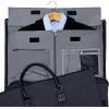 imageConvertible Garment Bag with Shoulder Strap Modoker Carry on Garment Duffel Bag for Men Women  2 in 1 Hanging Suitcase Suit Travel Bags BlackJet Black