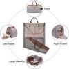 imageMODOKER Convertible Garment Bag with Shoulder Strap Carry on Garment Duffel Bag for Men Women  2 in 1 Hanging Suitcase Suit Travel BagsCaramel