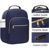 imageModoker 156 Inch Laptop Backpack Quilted Work Backpack for Women Bookbag Teacher Backpack with USB Charging Port Travel Backpack Purse for Women Nurse BlackBlue