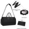 imageModoker Convertible Garment Bags for Travel Carry on Garment Duffel Bag for Women Men Weekender  2 in 1 Hanging Suitcase Suit Travel Bags GreenA Black
