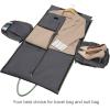 imageModoker Convertible Garment Bags for Travel Carry on Garment Duffel Bag for Women Men Weekender  2 in 1 Hanging Suitcase Suit Travel Bags GreenGreen