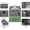 imageModoker Convertible Garment Bags for Travel Carry on Garment Duffel Bag for Women Men Weekender  2 in 1 Hanging Suitcase Suit Travel Bags GreenGreen
