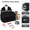 imageModoker Convertible Rolling Garment Bag for Travel Suit Travel Bag with Trolley Garment Duffel Bag with Wheels ampamp Shoes Compartment for Business Trip Weekender  BrownJet Black