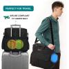 imageModoker Dog Travel Organizer with 2 Collapsible Dog Bowls for Supplies ampamp Accessories Airline Approved Dog Tote Pet Travel Bag with 2 Travel Dog Food ContainerBlack