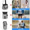imageModoker Dog Travel Organizer with 2 Collapsible Dog Bowls for Supplies ampamp Accessories Airline Approved Dog Tote Pet Travel Bag with 2 Travel Dog Food ContainerSGrey