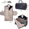 imageModoker Garment Bags for Travel Carry on Suit Bags for Airplanes Duffle Bag for Women2 in 1 Personal Item Travel Weekender Bag with Bag TagKhakiBlue
