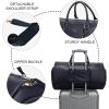 imageModoker Garment Bags for Travel Carry on Suit Bags for Airplanes Duffle Bag for Women2 in 1 Personal Item Travel Weekender Bag with Bag TagKhakiBlue