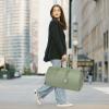 imageModoker Garment Bags for Travel Carry on Suit Bags for Airplanes Duffle Bag for Women2 in 1 Personal Item Travel Weekender Bag with Bag TagKhakiGreen