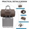 imageModoker Garment Bags for Travel Carry on Suit Bags for Airplanes Duffle Bag for Women2 in 1 Personal Item Travel Weekender Bag with Bag TagKhakiKhaki