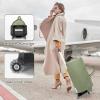 imageModoker Garment Bags for Travel Carry on Suit Bags for Airplanes Duffle Bag for Women2 in 1 Personal Item Travel Weekender Bag with Bag TagKhakiRolling Green