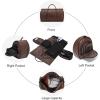imageModoker Garment Bags for Travel Carry on Suit Bags for Airplanes Duffle Bag for Women2 in 1 Personal Item Travel Weekender Bag with Bag TagKhakiWine Brown