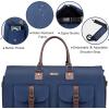 imageModoker Garment Convertible Weekender BagCarry on Canvas Garment Duffle Bag Heavy Duty Overnight Bags for Men WomenClassic Blue