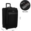 imageModoker Rolling Garment Bag with Wheels Luggage for Suits with Wheels Wheeled Garment Bag for Travel 2 in 1 Rolling Duffel Bag BlackBlack