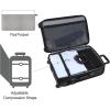 imageModoker Rolling Garment Bag with Wheels Luggage for Suits with Wheels Wheeled Garment Bag for Travel 2 in 1 Rolling Duffel Bag BlackJet Black