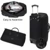 imageModoker Rolling Garment Bags Large Garment Duffle Bag with Wheels 3 in 1 Garment Suit Luggage Bag for Women Men Business Travel Weekender BlackBlack