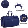 imageModoker Rolling Garment Bags Large Garment Duffle Bag with Wheels 3 in 1 Garment Suit Luggage Bag for Women Men Business Travel Weekender BlackBlue