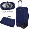 imageModoker Rolling Garment Bags Large Garment Duffle Bag with Wheels 3 in 1 Garment Suit Luggage Bag for Women Men Business Travel Weekender BlackBlue