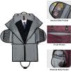 imageModoker Rolling Garment Bags Large Garment Duffle Bag with Wheels 3 in 1 Garment Suit Luggage Bag for Women Men Business Travel Weekender BlackRed