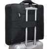 imageModoker Suit Luggage Garment Bag with Shoulder Strap Suit Carry on Bag Hanging Suitcase Garment Bags for Men Women Business TravelBlack
