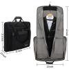imageModoker Suit Luggage Garment Bag with Shoulder Strap Suit Carry on Bag Hanging Suitcase Garment Bags for Men Women Business TravelBlack