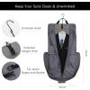 imageModoker Suit Luggage Garment Bag with Shoulder Strap Suit Carry on Bag Hanging Suitcase Garment Bags for Men Women Business TravelGrey2
