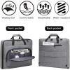 imageModoker Suit Luggage Garment Bag with Shoulder Strap Suit Carry on Bag Hanging Suitcase Garment Bags for Men Women Business TravelGrey2