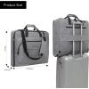 imageModoker Suit Luggage Garment Bag with Shoulder Strap Suit Carry on Bag Hanging Suitcase Garment Bags for Men Women Business TravelGrey2