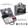 imageModoker Suit Luggage Garment Bag with Shoulder Strap Suit Carry on Bag Hanging Suitcase Garment Bags for Men Women Business TravelLight Grey