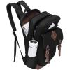 imageModoker Vintage Backpack for Men Women Canvas Bookpack Fits Most 156 Inches Computer and Tablets Rucksack Backpack with USB Charging Port GreyBlack