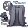 imageModoker Vintage Laptop Backpack for Women MenTravel Backpacks with USB Charging Port Fashion Backpack Fits 156Inch Notebook BlackGrey