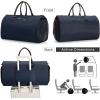 imageWomens Convertible Garment Bags for Travel Modoker Waterproof Carry On Garment Bag Garment Duffel BagClassic Blue