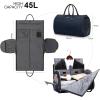 imageWomens Convertible Garment Bags for Travel Modoker Waterproof Carry On Garment Bag Garment Duffel BagClassic Blue
