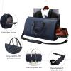 imageWomens Convertible Garment Bags for Travel Modoker Waterproof Carry On Garment Bag Garment Duffel BagClassic Blue