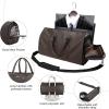 imageWomens Convertible Garment Bags for Travel Modoker Waterproof Carry On Garment Bag Garment Duffel BagClassic Brown