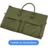 imageWomens Convertible Garment Bags for Travel Modoker Waterproof Carry On Garment Bag Garment Duffel BagGreen
