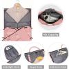 imageWomens Convertible Garment Bags for Travel Modoker Waterproof Carry On Garment Bag Garment Duffel BagPink