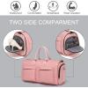 imageWomens Convertible Garment Bags for Travel Modoker Waterproof Carry On Garment Bag Garment Duffel BagPink