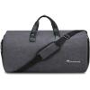 imageConvertible Garment Bag with Shoulder Strap Modoker Carry on Garment Duffel Bag for Men Women  2 in 1 Hanging Suitcase Suit Travel Bags BlackBlack