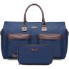 imageConvertible Garment Bag with Shoulder Strap Modoker Carry on Garment Duffel Bag for Men Women  2 in 1 Hanging Suitcase Suit Travel Bags BlackBlue