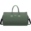 imageModoker Convertible Garment Bags for Travel Carry on Garment Duffel Bag for Women Men Weekender  2 in 1 Hanging Suitcase Suit Travel Bags GreenGreen