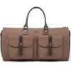 imageModoker Garment Convertible Weekender BagCarry on Canvas Garment Duffle Bag Heavy Duty Overnight Bags for Men WomenBrown