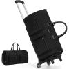 imageModoker Rolling Garment Bag for TravelWomens Convertible Garment Bags with Wheels Luggage Suit Travel Bags3 in 1 Carry On Wheeled Duffel BagPinkBlack