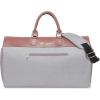 imageModoker Rolling Garment Bag with Wheels Luggage for Suits with Wheels Wheeled Garment Bag for Travel 2 in 1 Rolling Duffel Bag BlackGrey