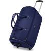 imageModoker Rolling Garment Bags Large Garment Duffle Bag with Wheels 3 in 1 Garment Suit Luggage Bag for Women Men Business Travel Weekender BlackBlue